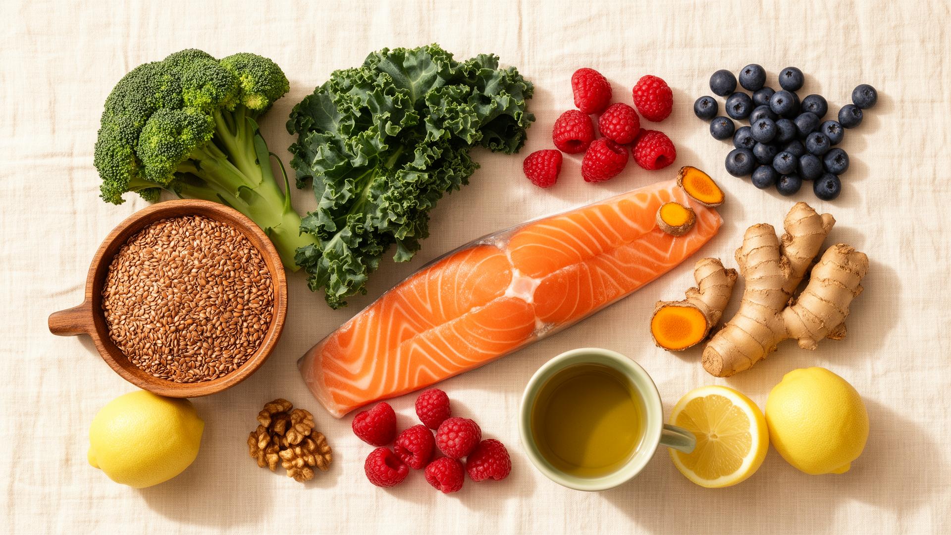 Fibromes utérins : aliments anti-inflammatoires